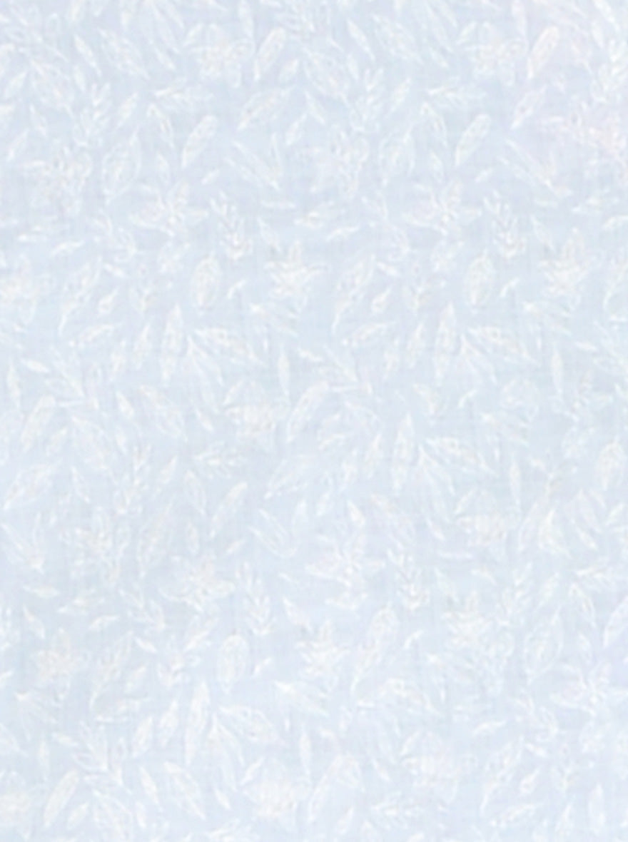 Pastel Blue Printed Tailored Fit Casual Shirt | JB Sport