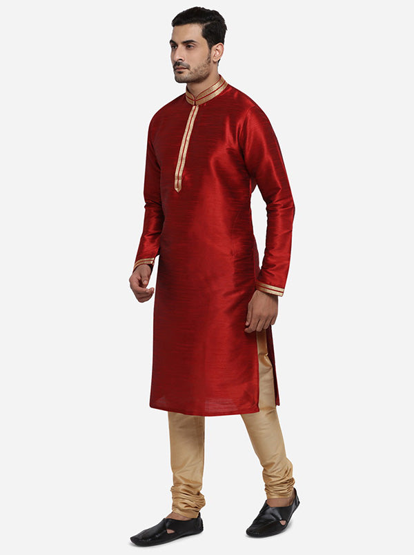 Maroon Kurta Set | Azania