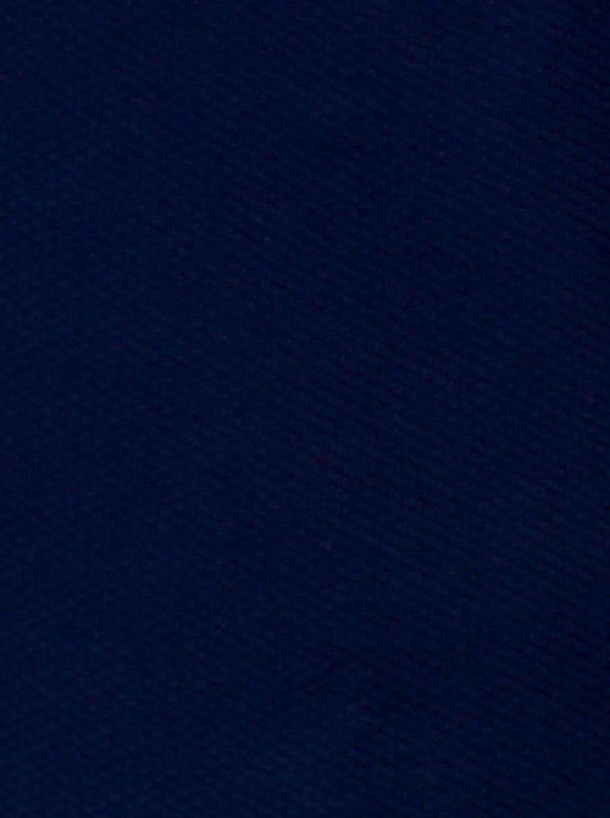 Navy Blue Self Textured Slim Fit Casual Shirt | JB Sport