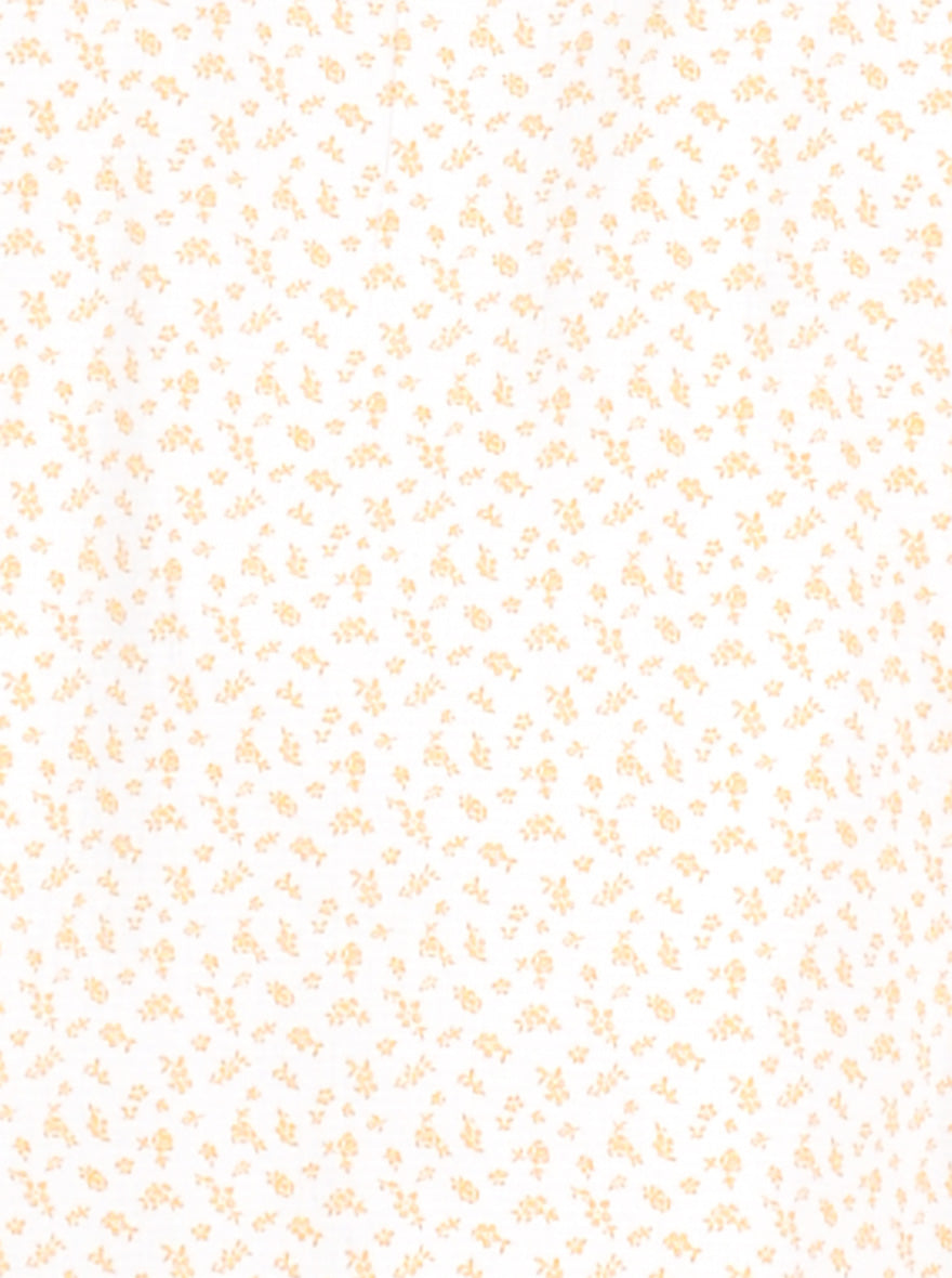 Banana Yellow & White Printed Smart Fit Casual Shirt | Greenfibre