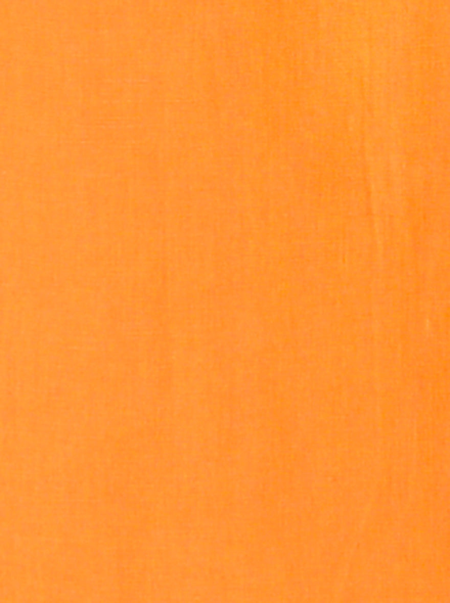 Saffron Orange Solid Slim Fit Casual Shirt | JB Sport