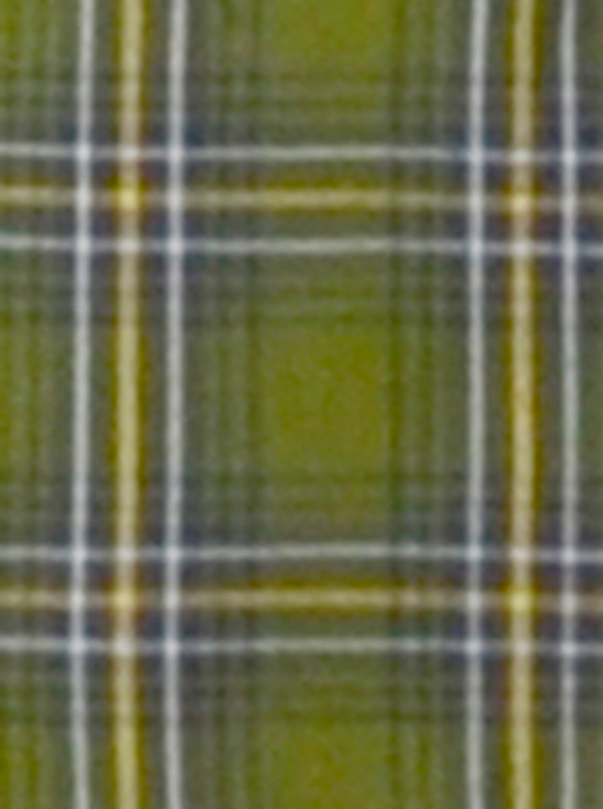 Dark Green Checked Slim Fit Casual Shirt | JB Sport