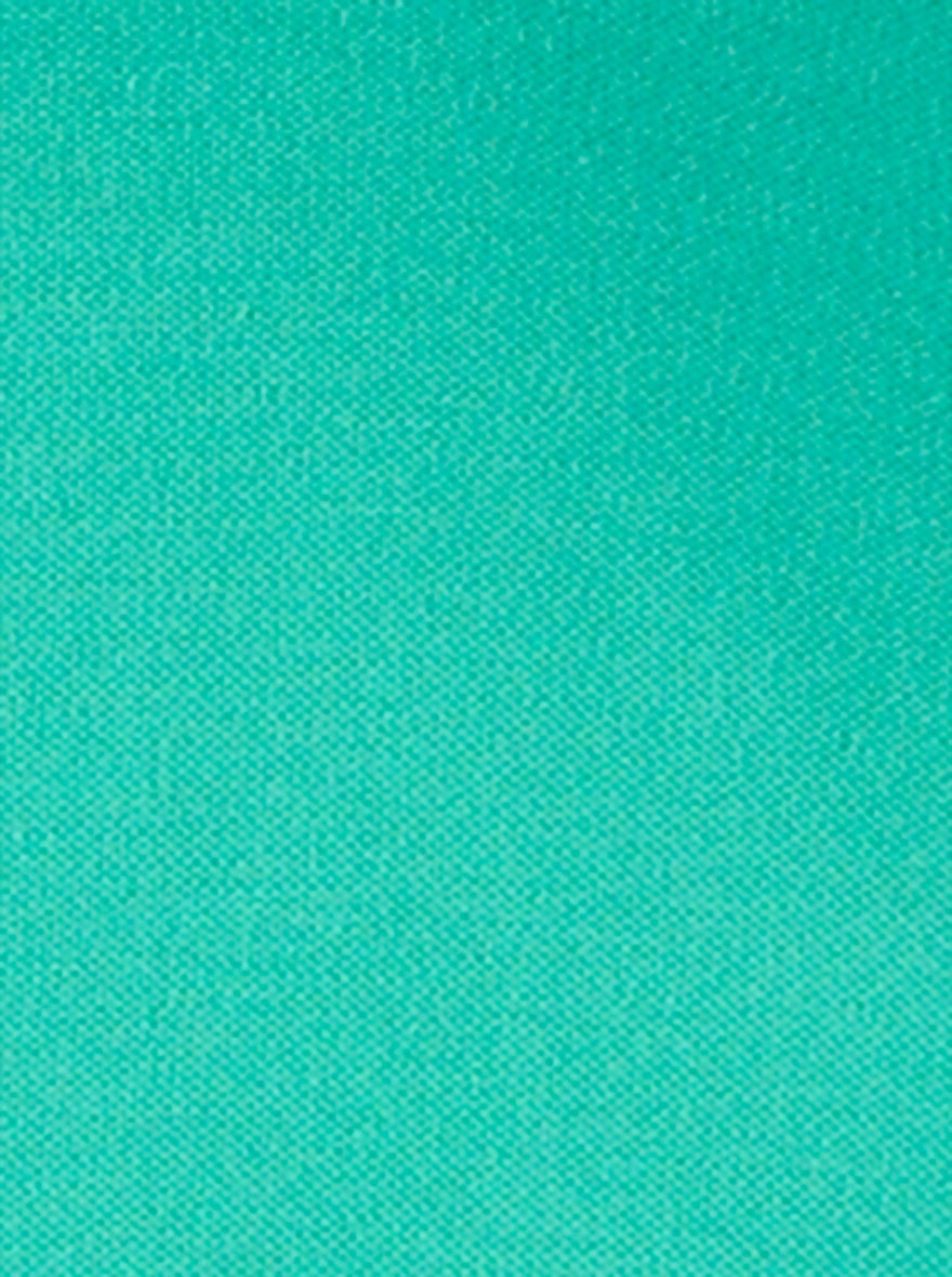 Marine Green Solid Slim Fit Polo T-shirt | Greenfibre