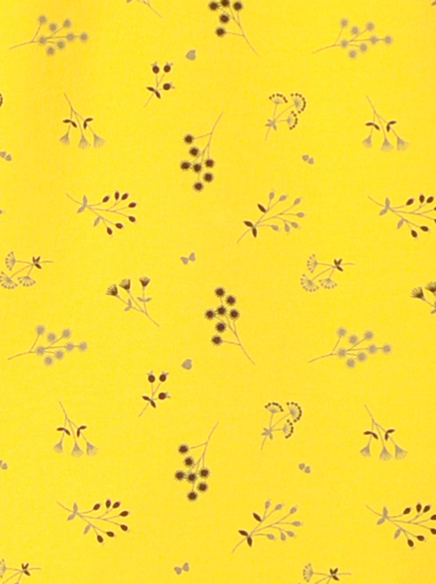 Burnt Yellow Printed Slim Fit Polo T-shirt | Greenfibre