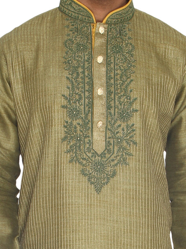 Dark Green Kurta Set