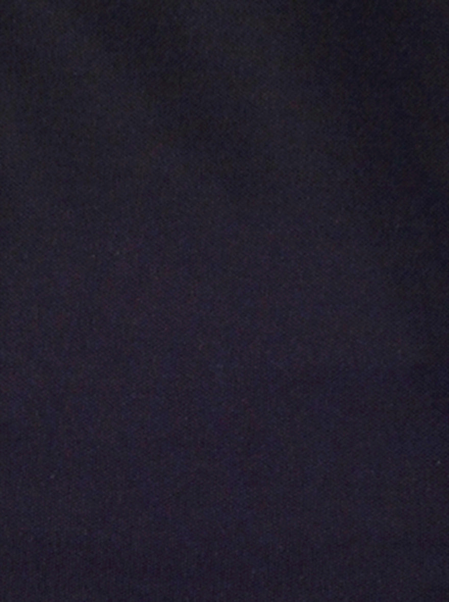 Jet Black Solid Slim Fit Polo T-shirt | Greenfibre