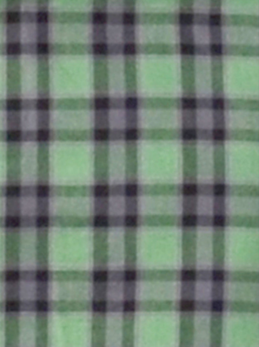 Green & Brown Checked Slim Fit Casual Shirt | JB Sport