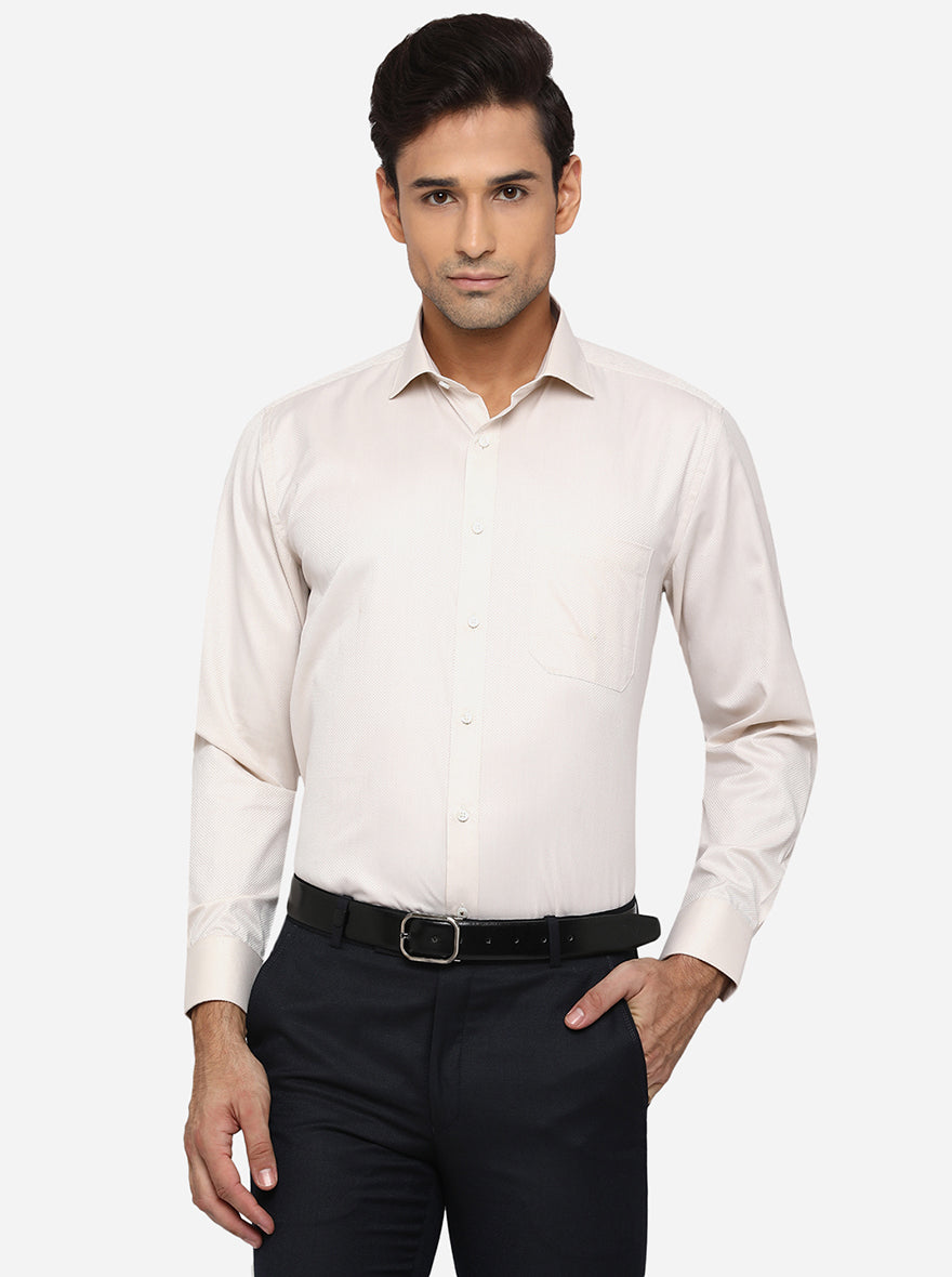 Lilac Solid Regular Fit Formal Shirt | Greenfibre