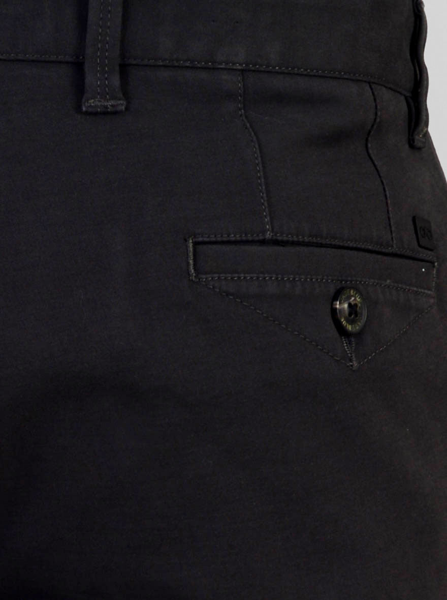 Midnight Grey Solid Slim Fit Chinos | JB Sport