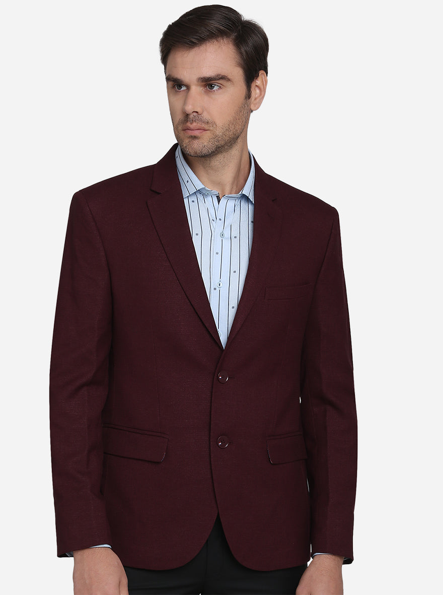 Maroon Blazer | JB Studio