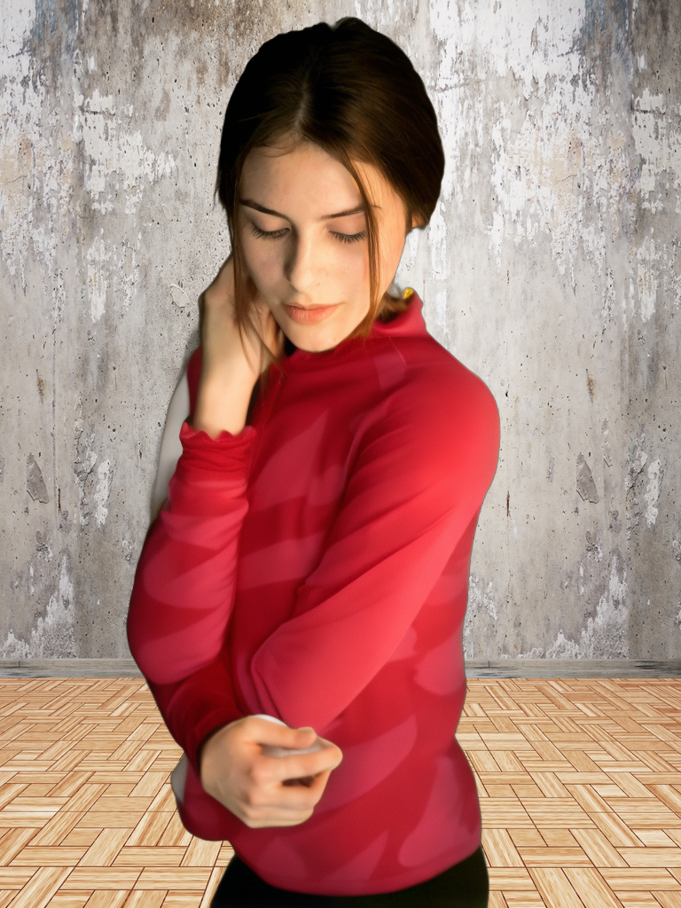 AI generated try-on image