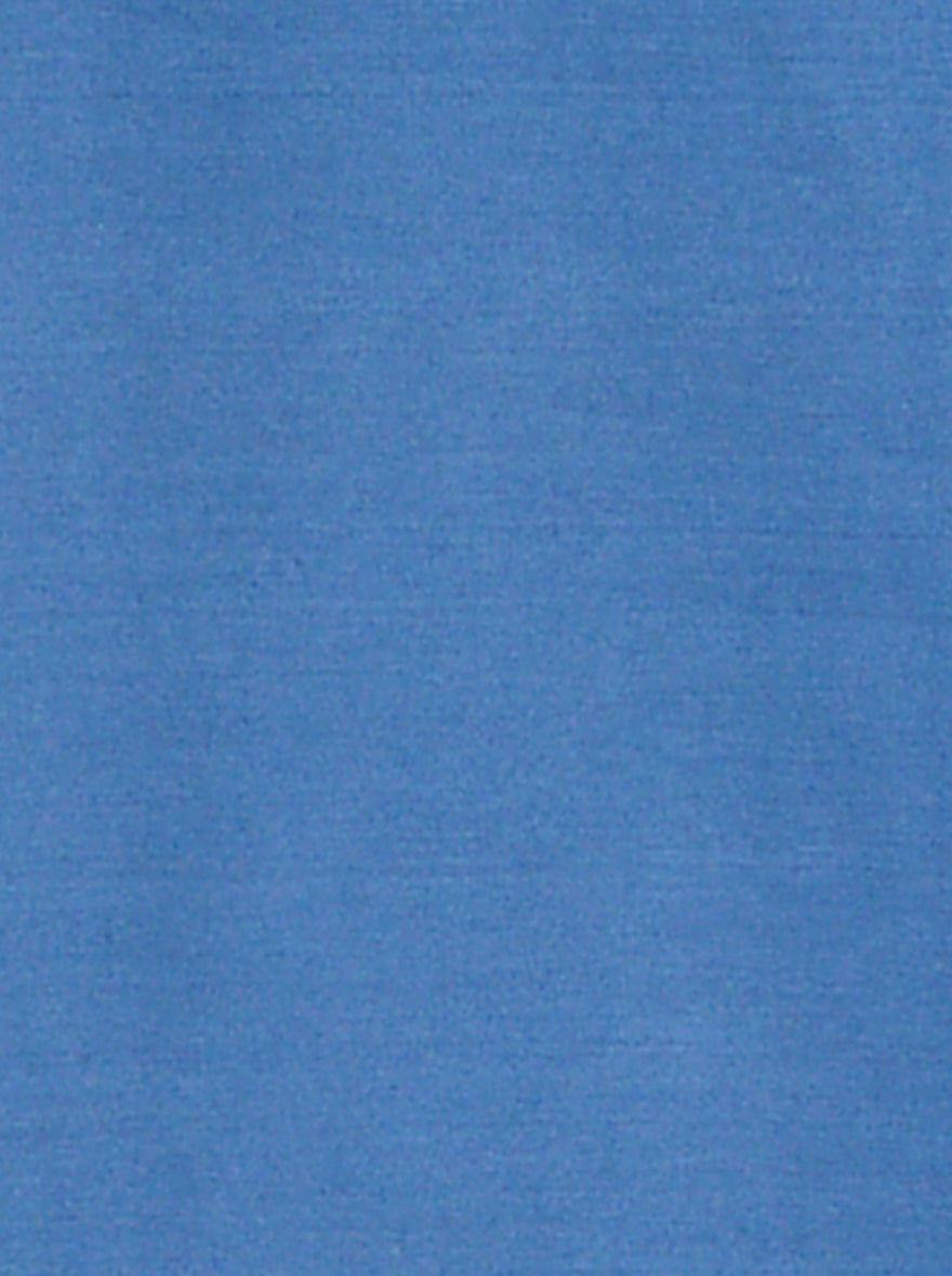 Olympic Blue Solid Slim Fit Polo T-Shirt | JB Sport