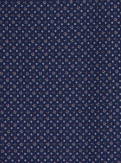 Navy Blue Printed Slim Fit Polo T-Shirt | JB Sport