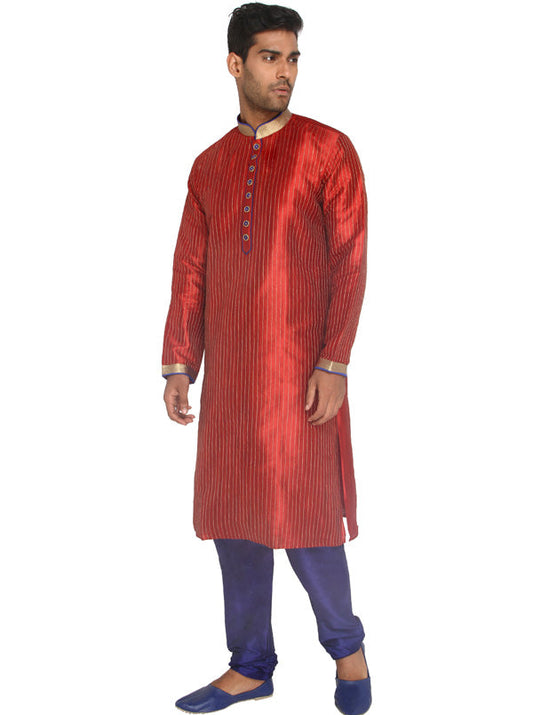 Maroon Kurta Set