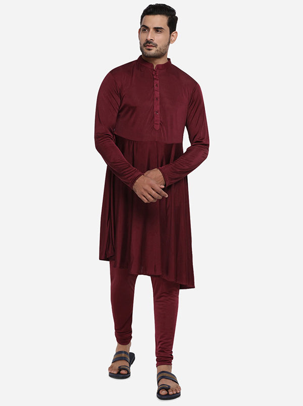 Maroon Kurta Set | Azania