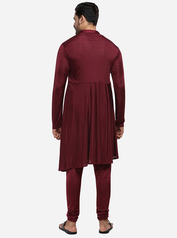 Maroon Kurta Set | Azania