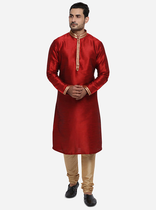 Maroon Kurta Set | Azania