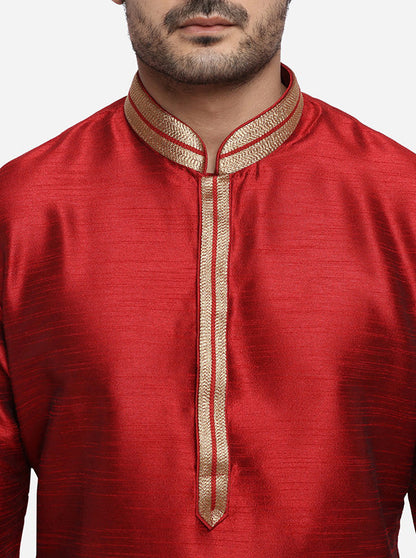 Maroon Kurta Set | Azania