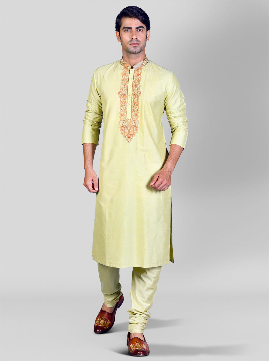 Light Green Kurta Set | Azania