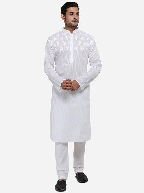 White Kurta Set | Azania