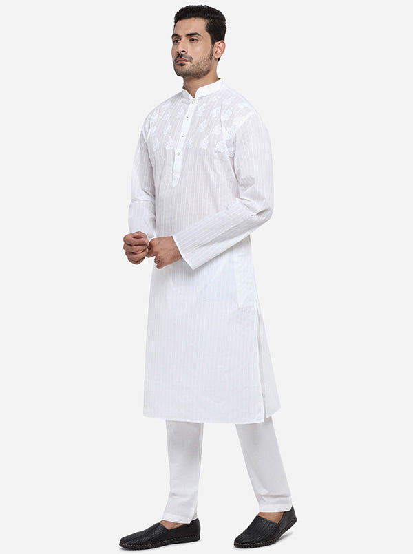 White Kurta Set | Azania