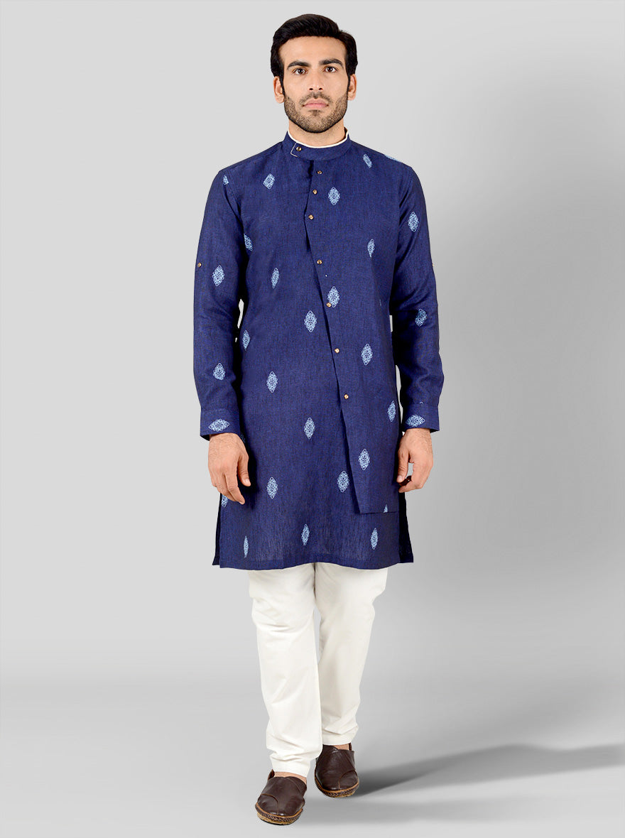 Navy Blue Kurta | Azania