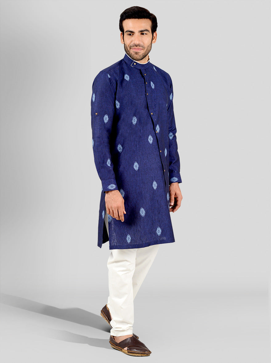 Navy Blue Kurta | Azania