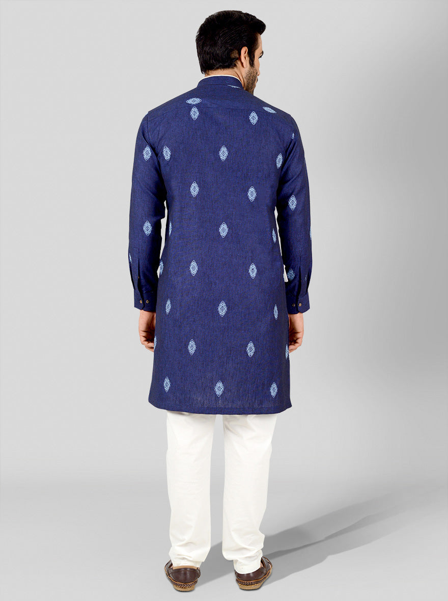 Navy Blue Kurta | Azania