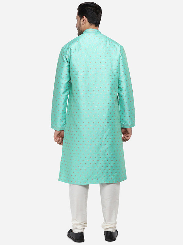 Aqua Green Kurta Set | Azania