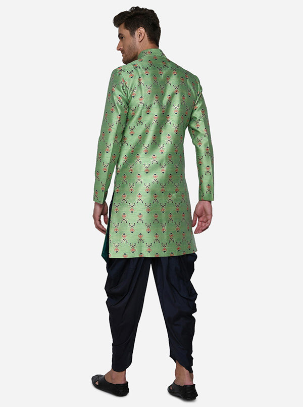 Green Semi Indowestern | Azania