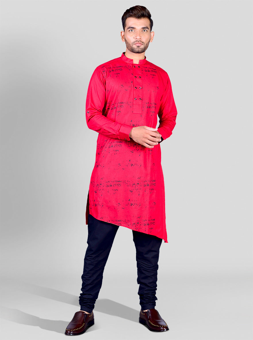 Red Kurta Set | Azania