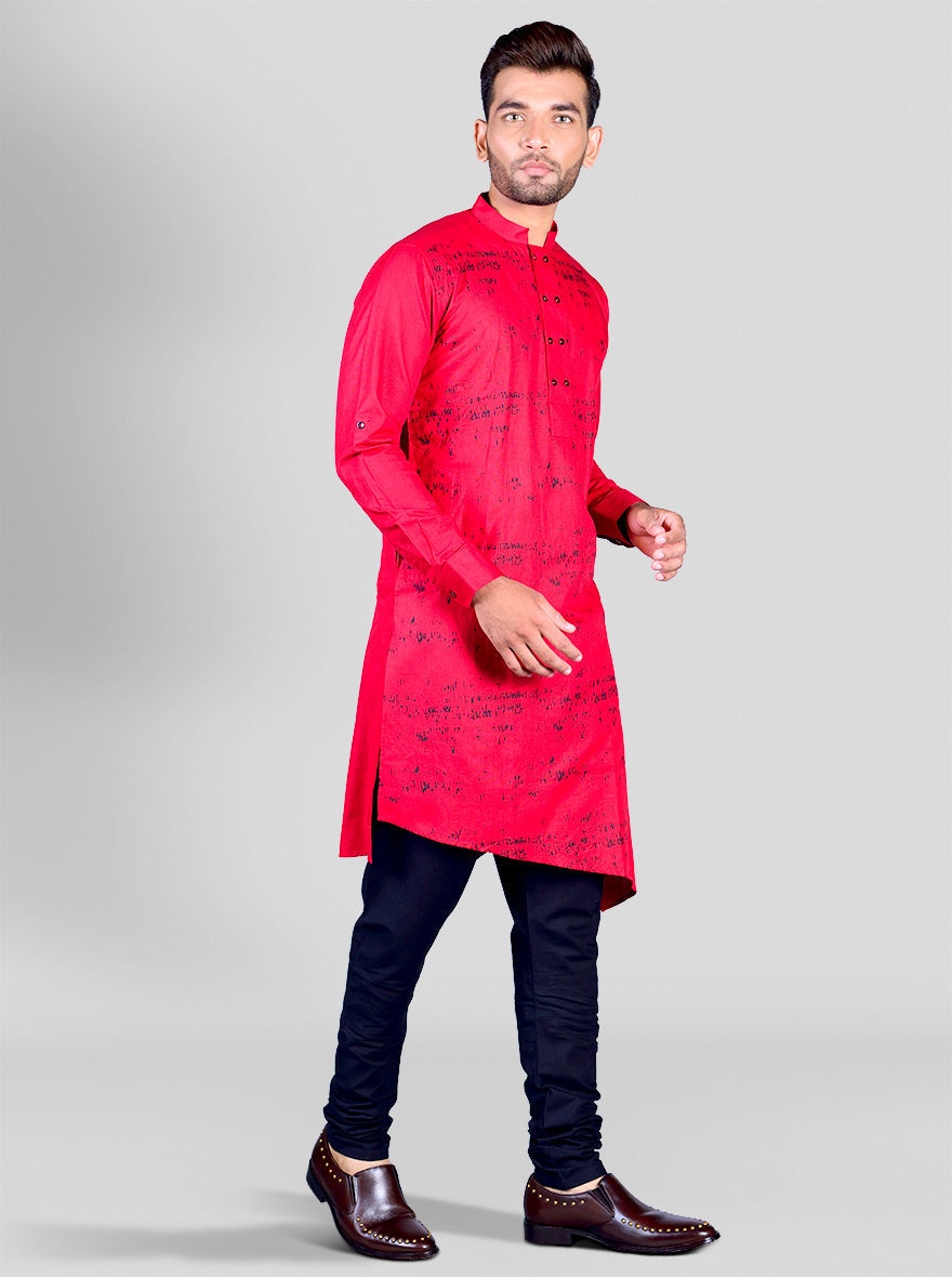 Red Kurta Set | Azania