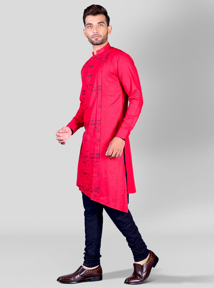 Red Kurta Set | Azania