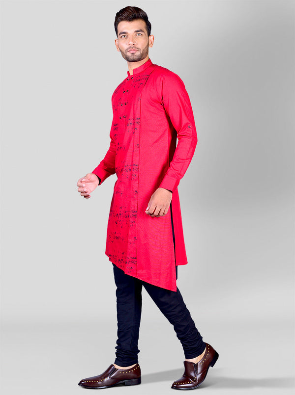 Red Kurta Set | Azania