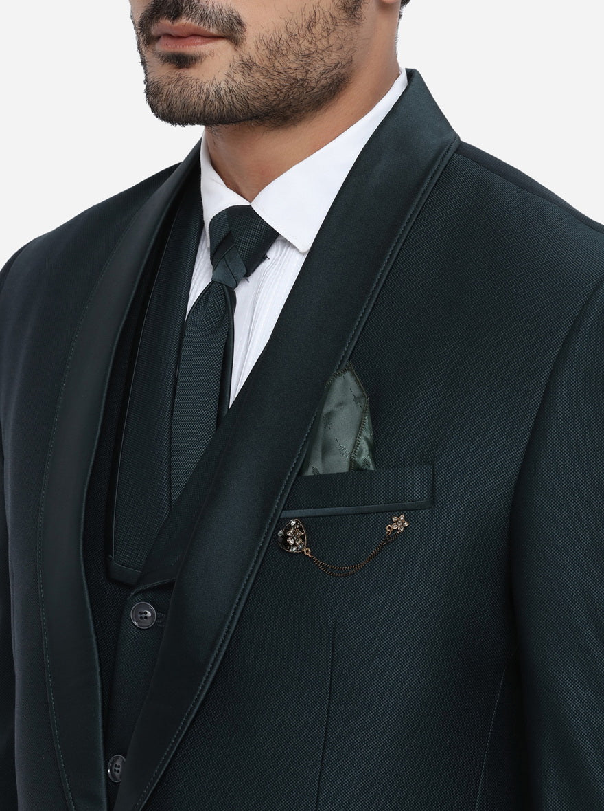 Peacock Green Suit | JadeBlue