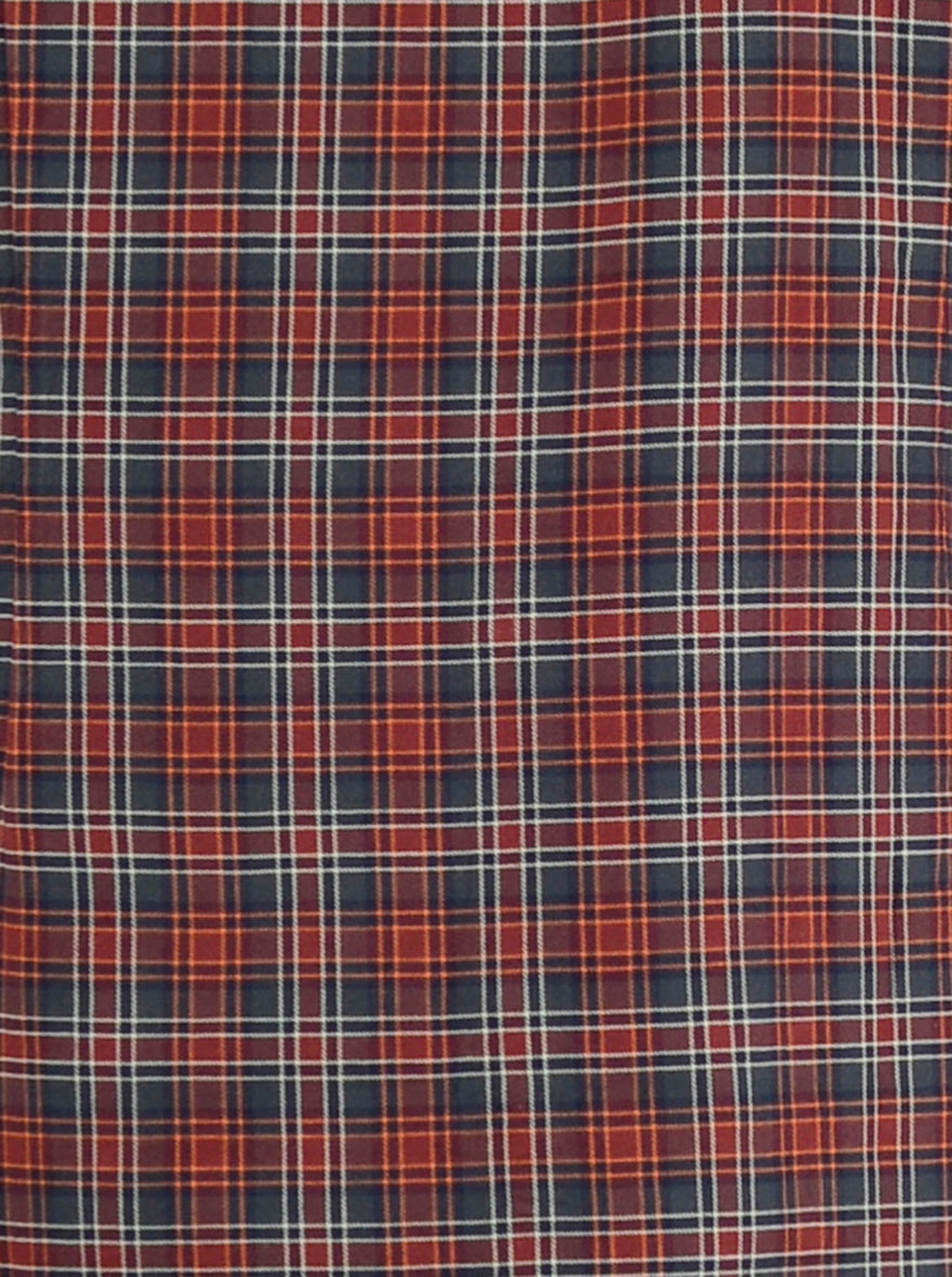 Holly Berry Checked Slim Fit Casual Shirt | Greenfibre