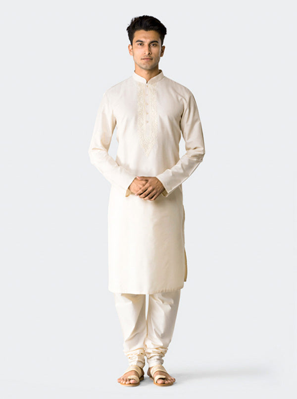 Cream Kurta Set