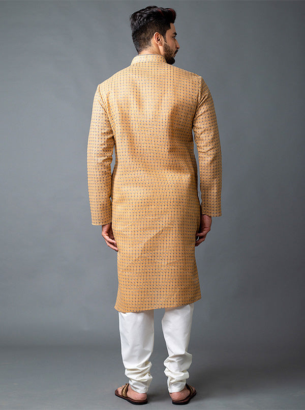 Khaki Kurta Set