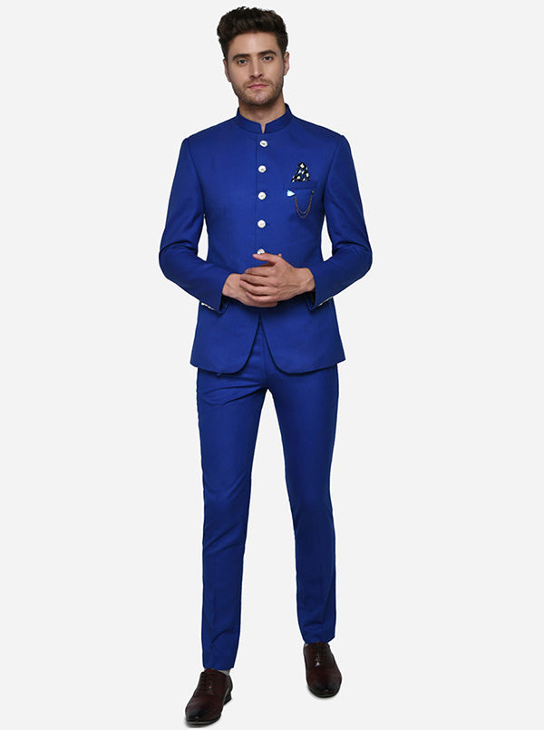 Royal Blue Jodhpuri Suit | JadeBlue