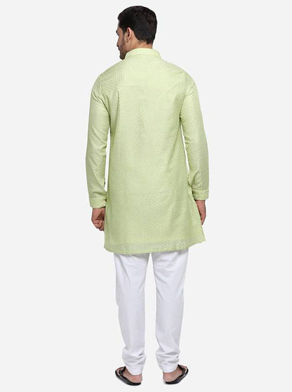 Pastel Green Kurta | Azania