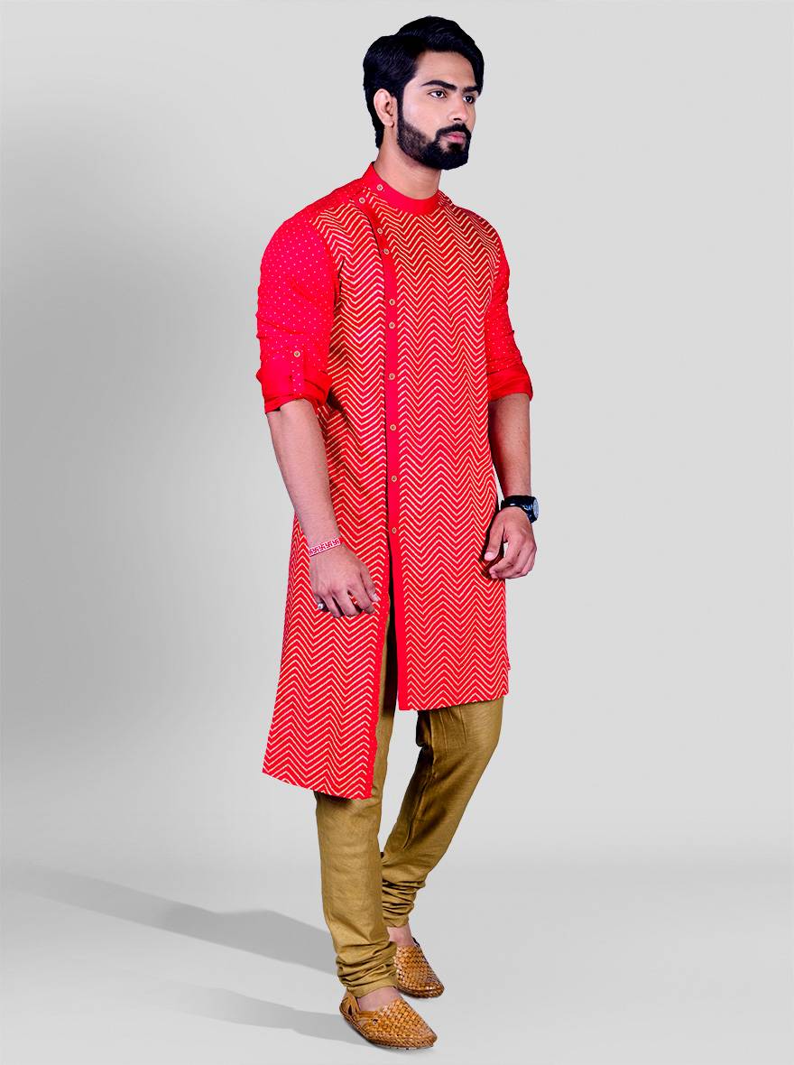 Red Kurta Set | Azania