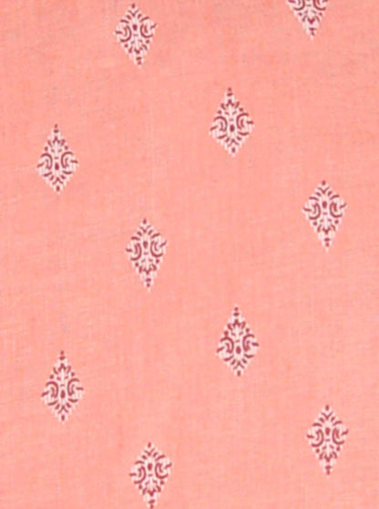 Peachish Pink Kurta | Azania