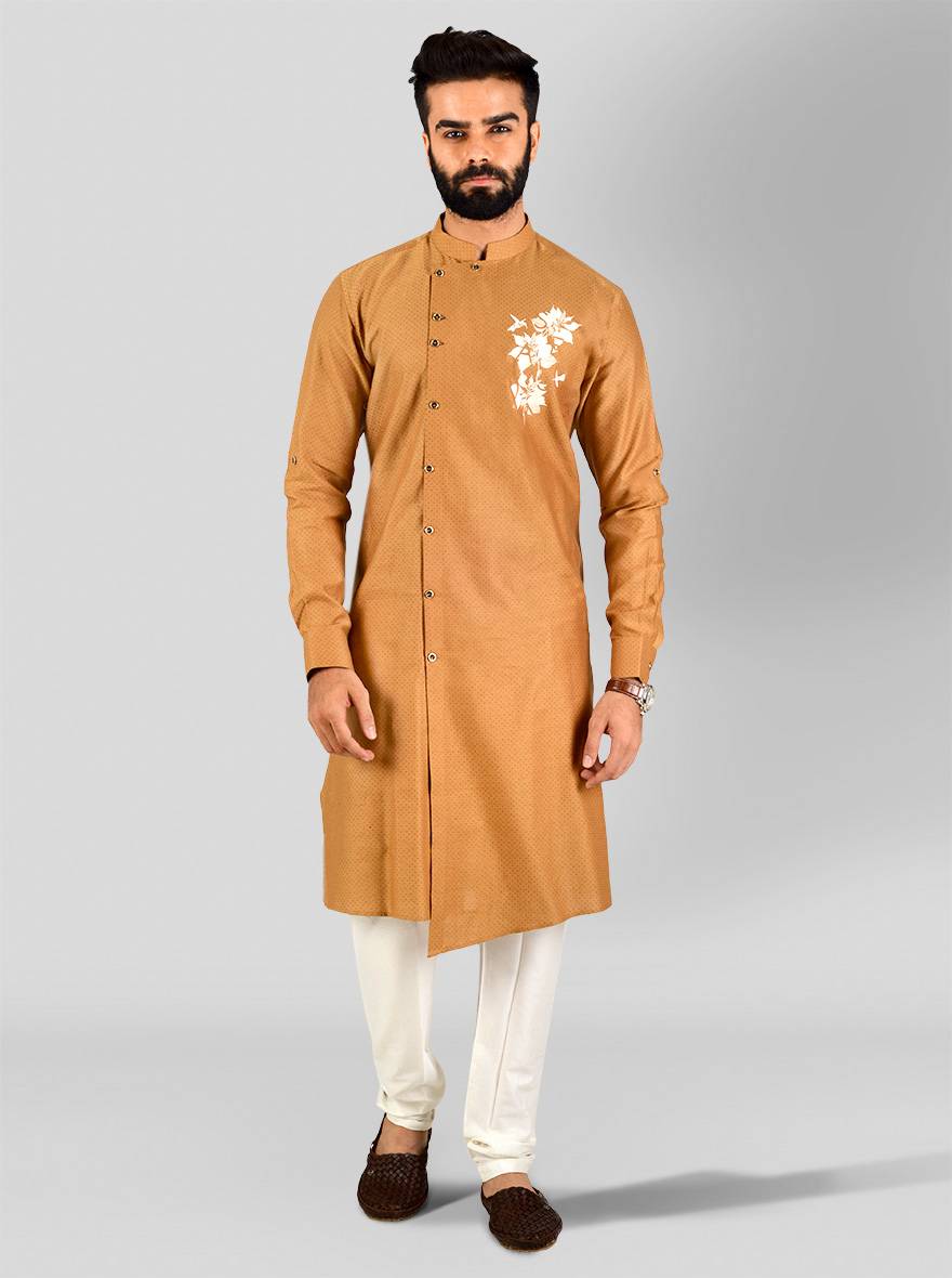 Khaki Kurta Set | Azania