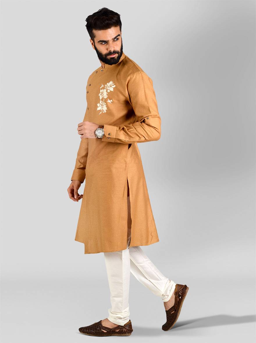 Khaki Kurta Set | Azania