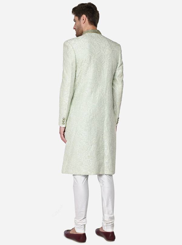 Pastel Green Sherwani | Azania