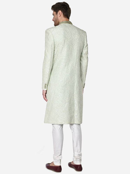 Pastel Green Sherwani | Azania