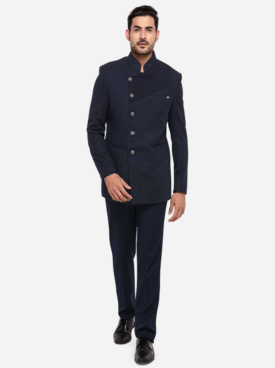 Dark Blue Jodhpuri Suit | JadeBlue