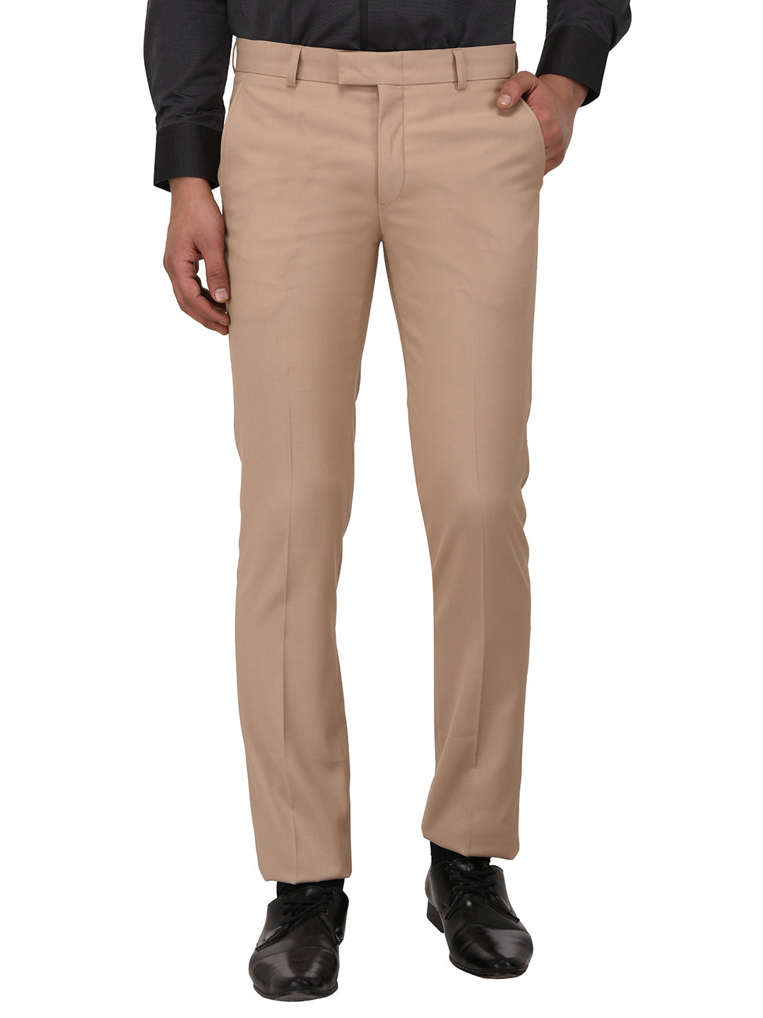 JadeBlue Beige Formal Trouser