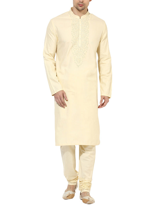 Cream Kurta Set