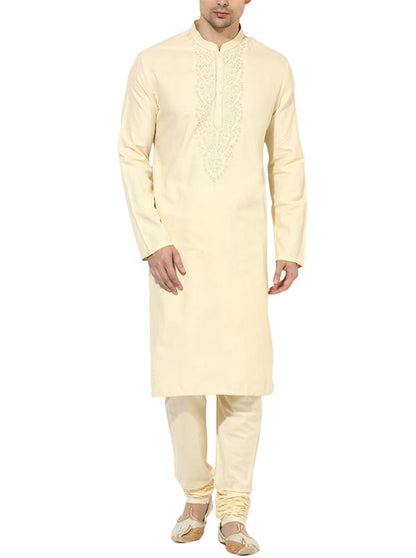 Cream Kurta Set